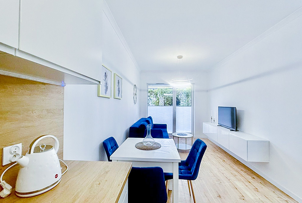 nowoczesne wnętrze ekskluzywnego apartamentu do wynajęcia Słupsk