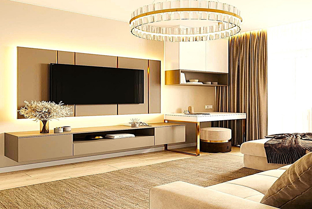 elegancki salon w luksusowym apartamencie na sprzedaż Gdańsk