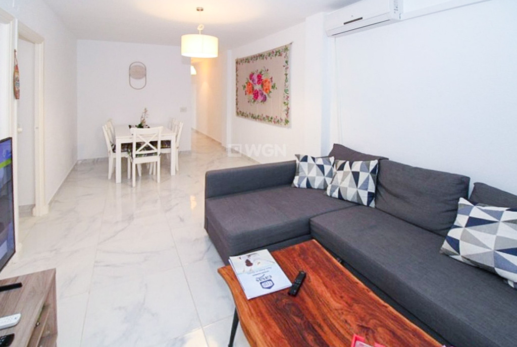 fragment pokoju dziennego w luksusowym apartamencie na sprzedaż Hiszpania San Pedro del Pinatar Lo Pagan