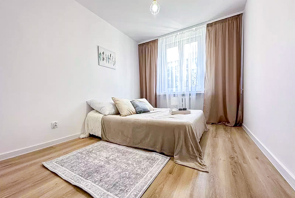 komfortowa sypialnia w ekskluzywnym apartamencie na sprzedaż Mielec