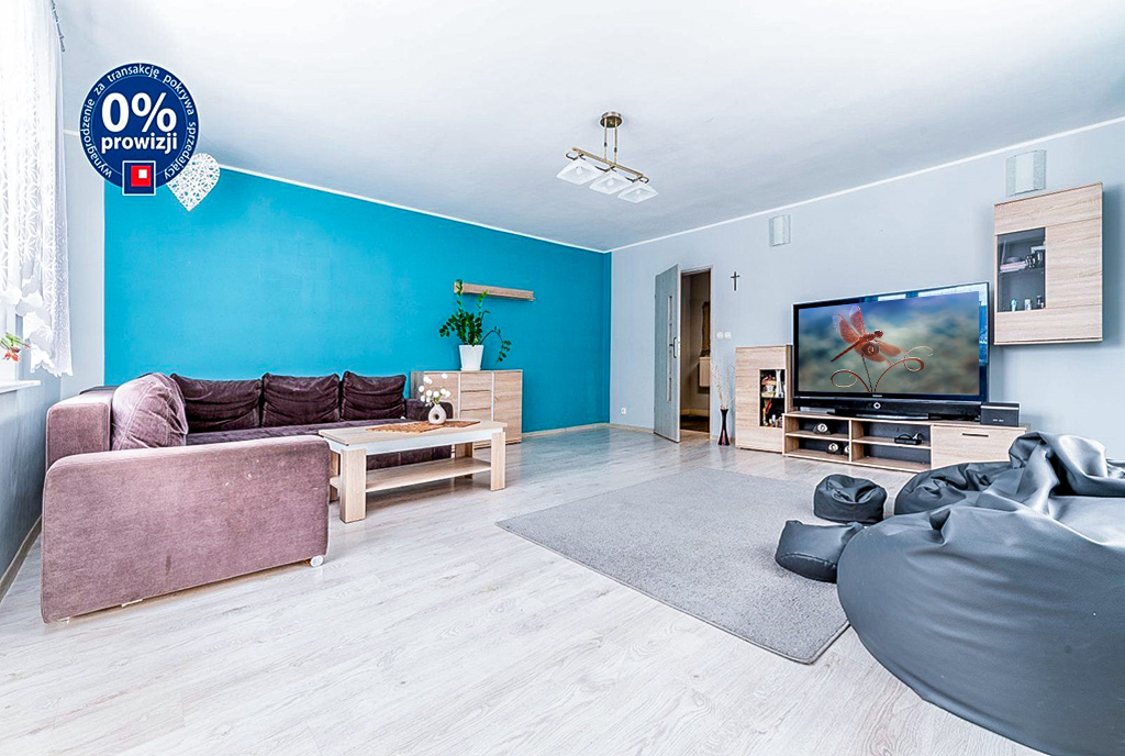 nowoczesny pokój gościnny w ekskluzywnym apartamencie do sprzedaży Gdynia okolice