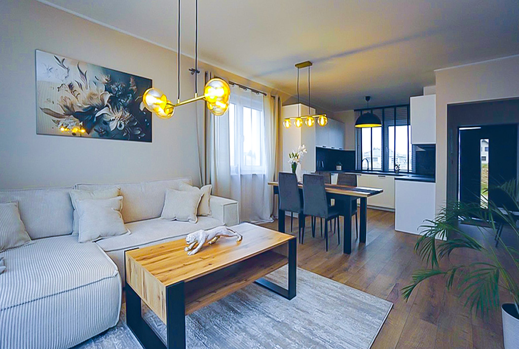 perspektywa wnętrza ekskluzywnej willi do sprzedaży Konin okolice