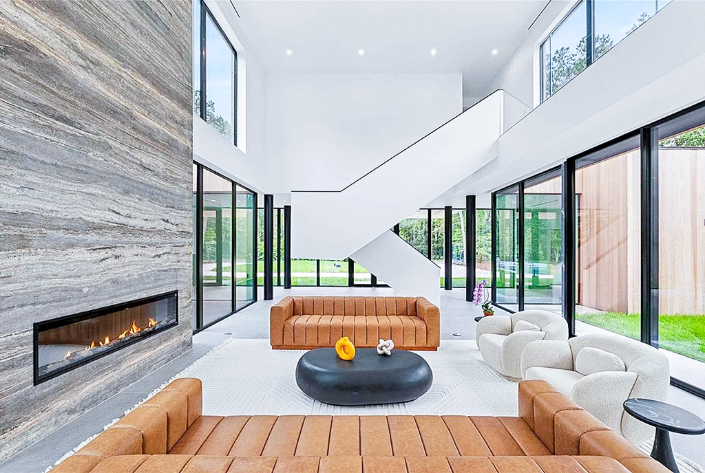 imponujące wnętrze ekskluzywnej willi na sprzedaż New York Stany Zjednoczone Ameryki