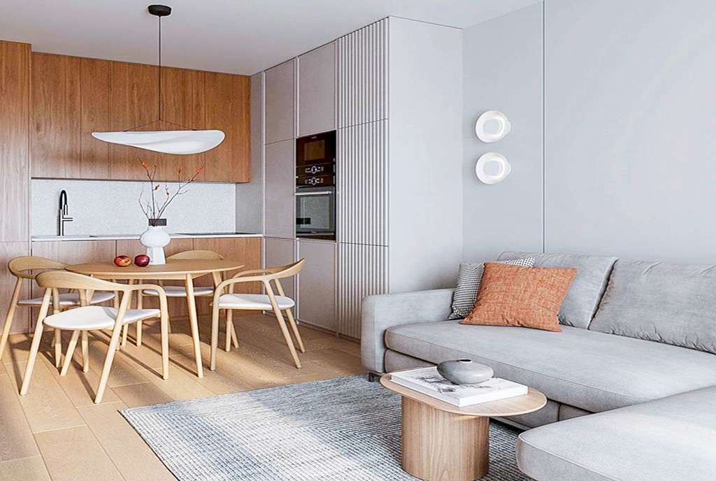 nowoczesny projekt wnętrza ekskluzywnego apartamentu do sprzedaży Gdańsk