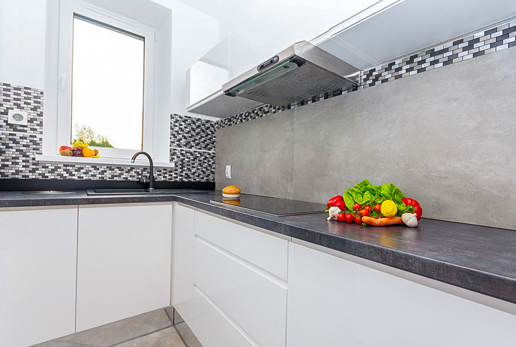 nowoczesna kuchnia w ekskluzywnym apartamencie na wynajem Katowice okolice