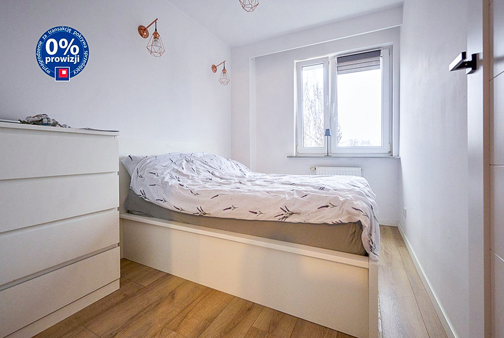 fragment sypialni w ekskluzywnym apartamencie na sprzedaż Warszawa okolice
