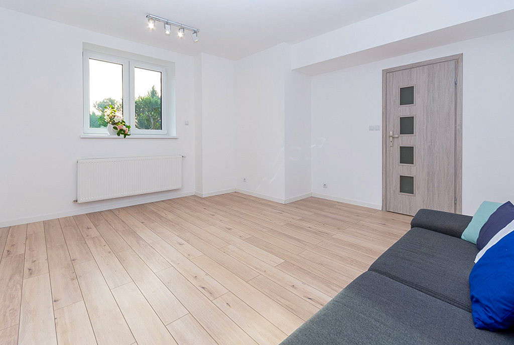 fragment pokoju dziennego w luksusowym apartamencie do wynajmu Katowice okolice