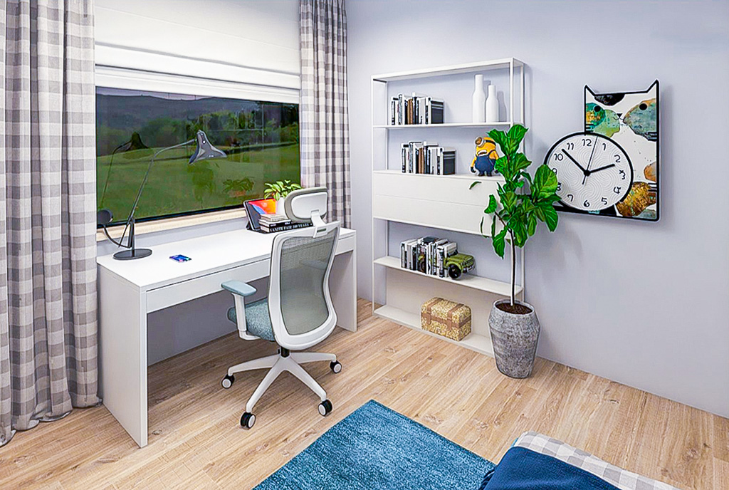 jeden z pokoi w ekskluzywnej willi na sprzedaż Gdynia okolice