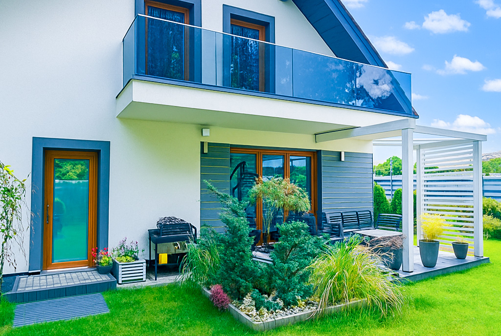 przepiękny taras przy ekskluzywnej willi na sprzedaż Gdynia (okolice)