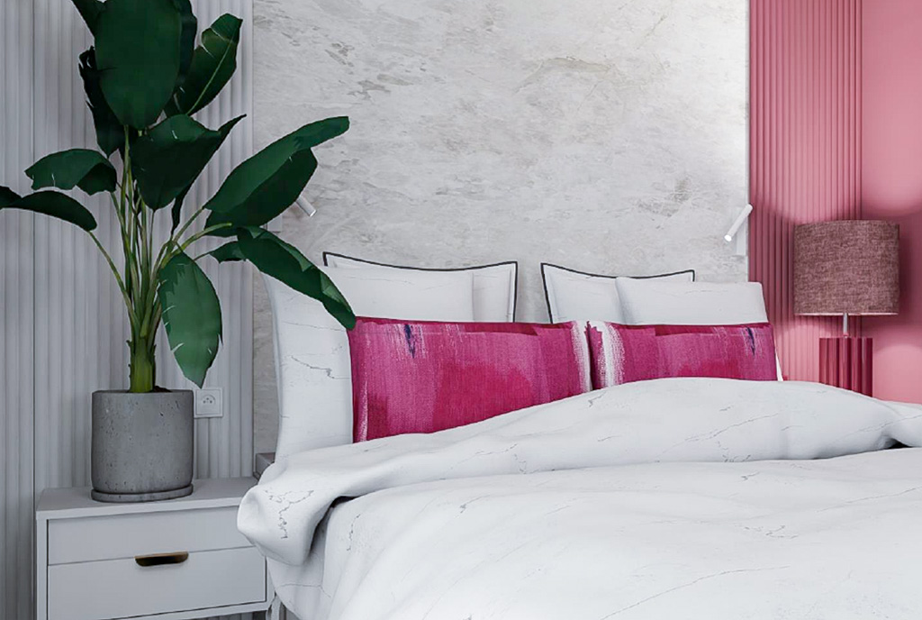 zaciszna sypialnia w luksusowym apartamencie na sprzedaż Gdynia okolice