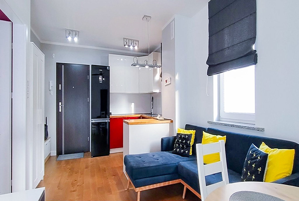zbliżenie na aneks kuchenny w luksusowym apartamencie do wynajmu Legnica okolice