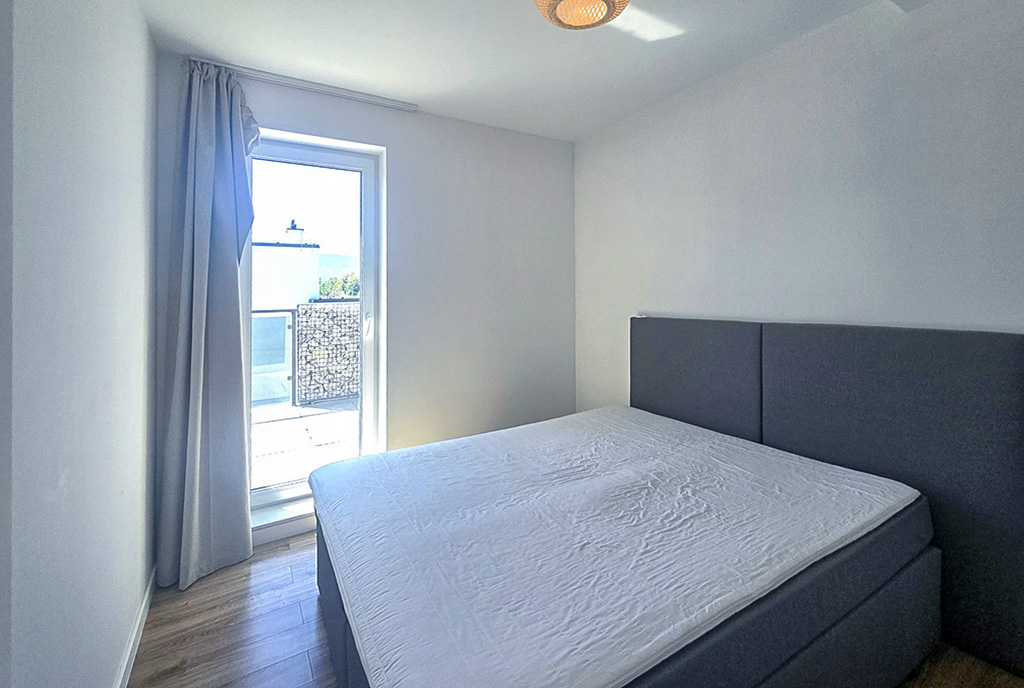 fragment sypialni w luksusowym apartamencie do wynajmu Bielsko-Biała okolice