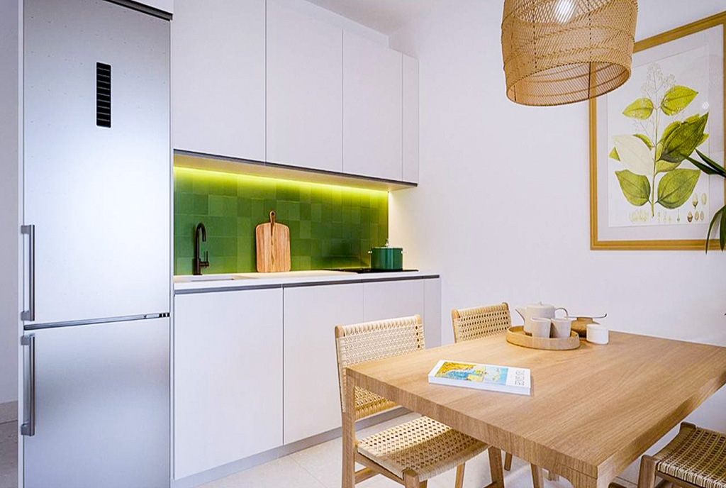 nowoczesna kuchnia w luksusowym apartamencie na sprzedaż Dominikana Bavaro
