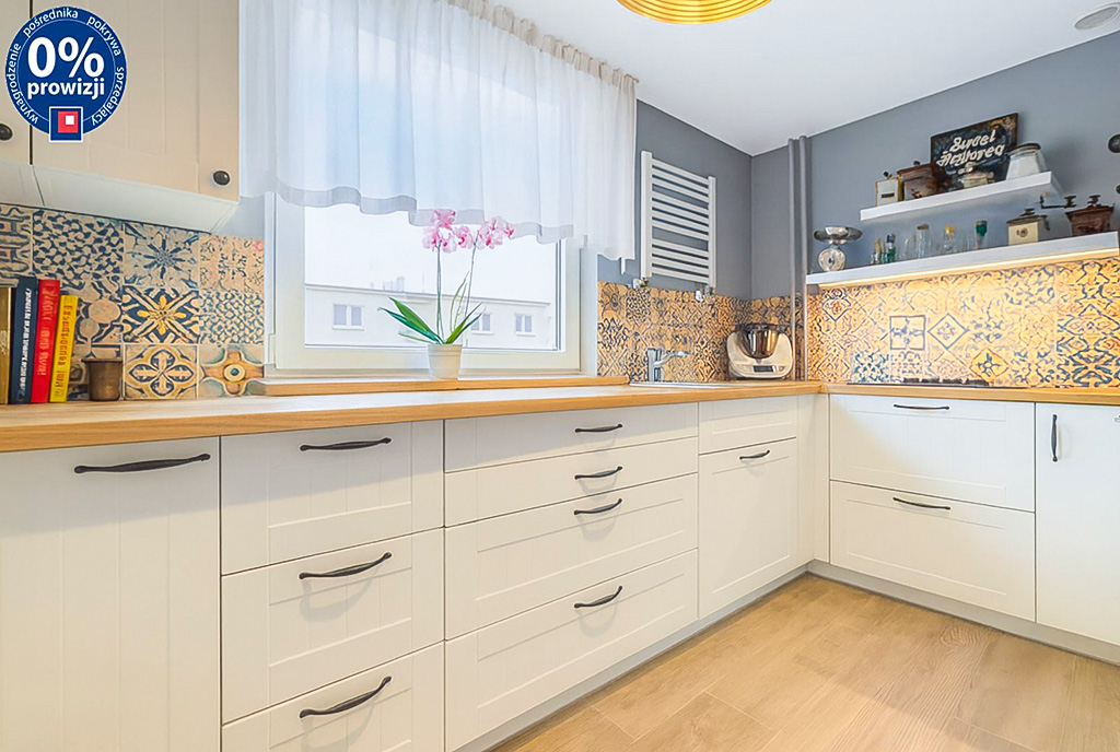 zbliżenie na aneks kuchenny w luksusowym apartamencie na sprzedaż Katowice okolice