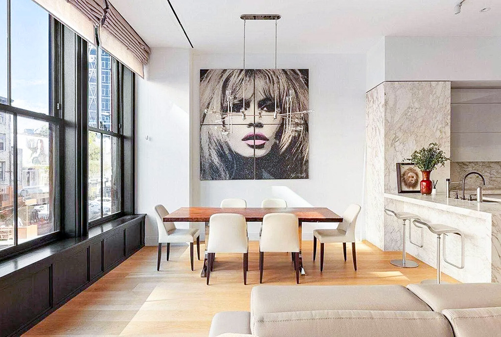 zbliżenie a jadalnię w luksusowym apartamencie na sprzedaż Apartament na sprzedaż New York (Stany Zjednoczone Ameryki)