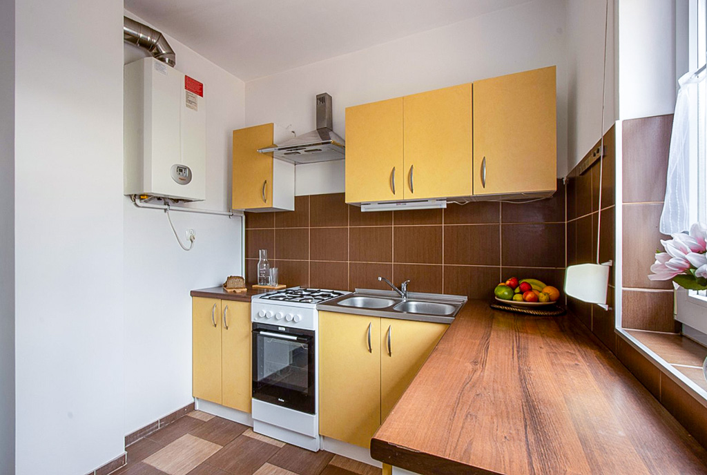 elegancka kuchnia w ekskluzywnym apartamencie na sprzedaż Poznań okolice