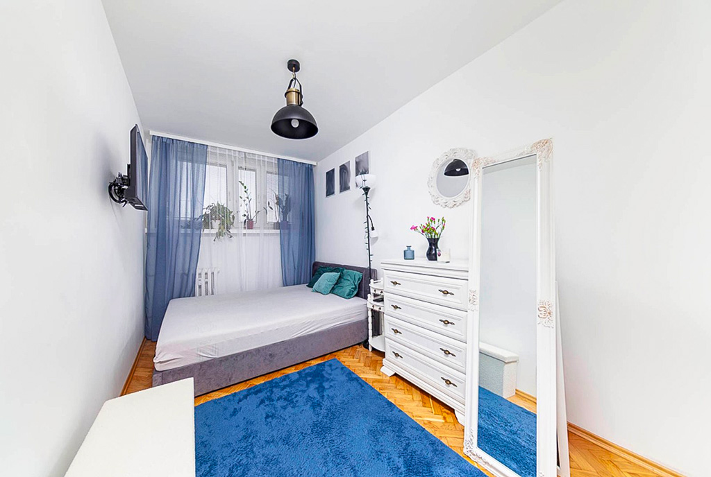 komfortowa sypialnia w ekskluzywnym apartamencie na sprzedaż Poznań