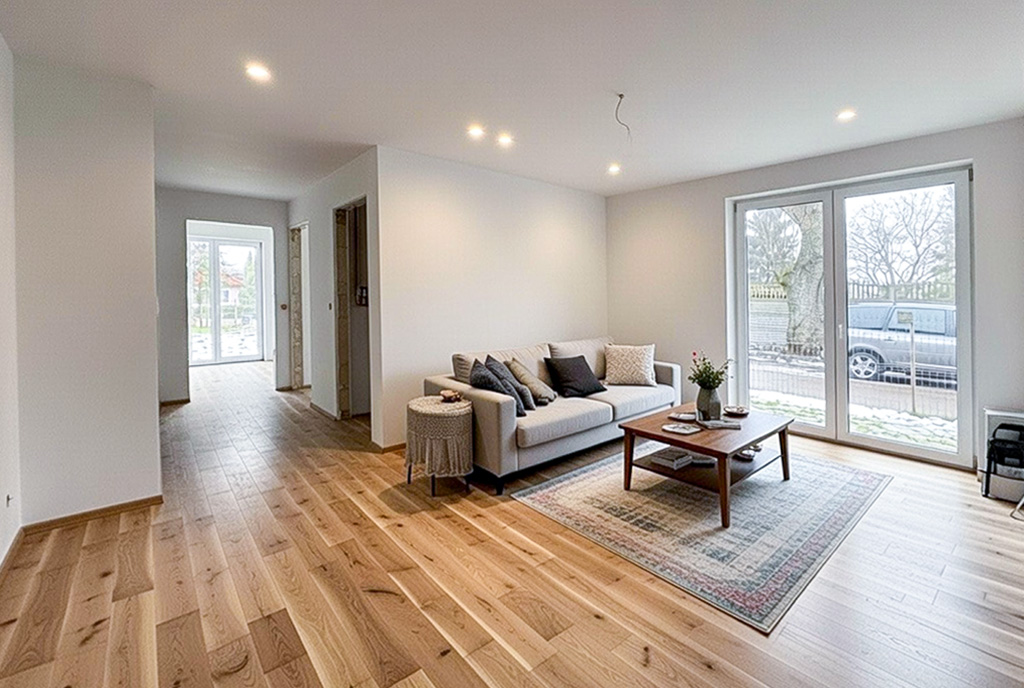 fragment salonu w luksusowym apartamencie na sprzedaż Szczecin okolice