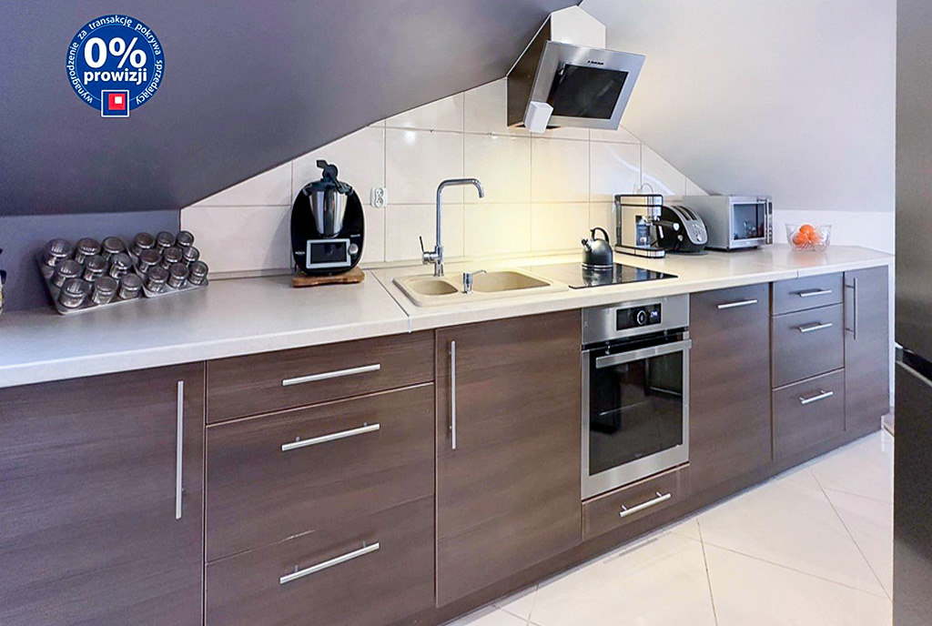 zbliżenie na aneks kuchenny w luksusowej willi na sprzedaż Bielsko-Biała okolice
