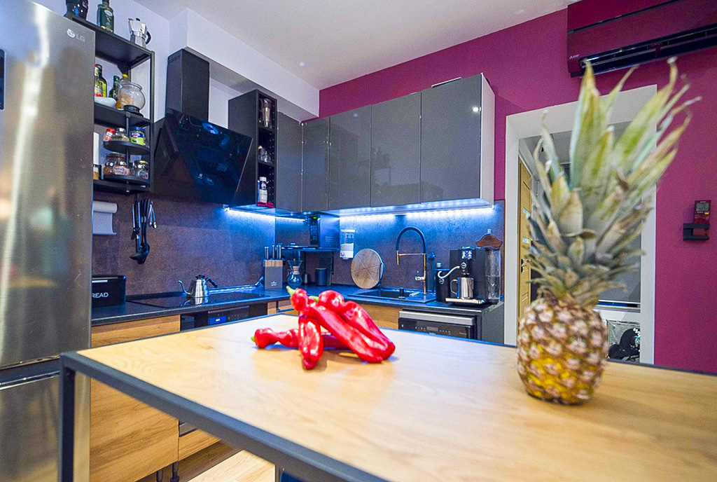fragment kuchni w luksusowym apartamencie na sprzedaż Katowice okolice