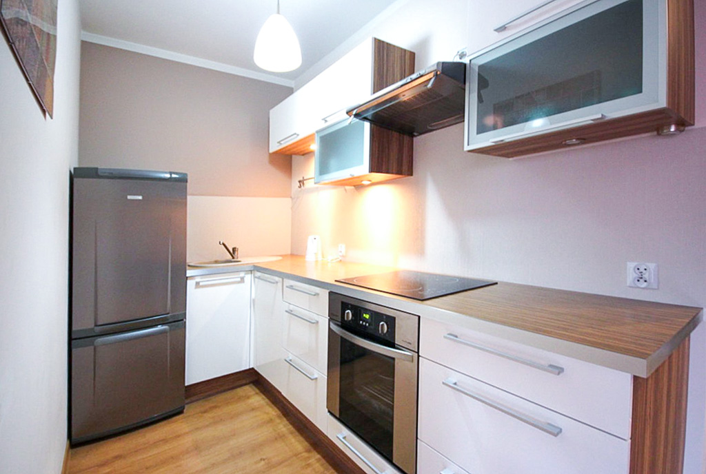 imponująca kuchnia w luksusowym apartamencie na sprzedaż Szczecin okolice