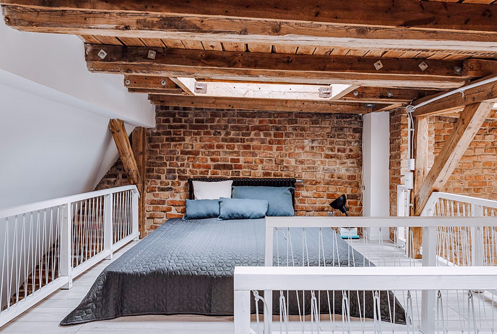 zaciszna sypialnia w ekskluzywnym apartamencie na wynajem Poznań