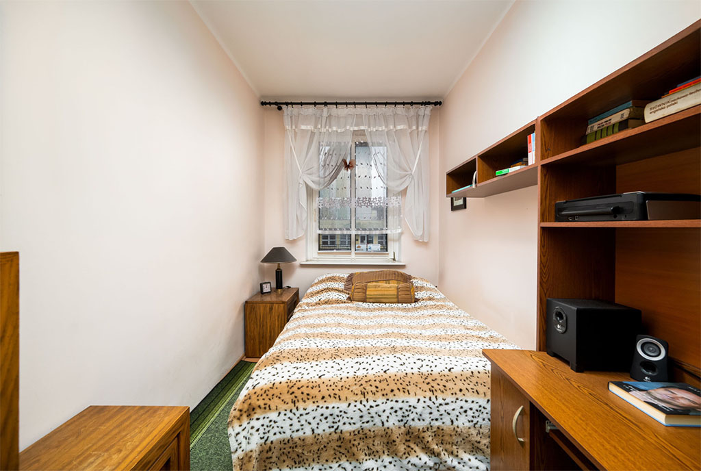 zaciszna sypialnia w ekskluzywnym apartamencie na sprzedaż Gdynia
