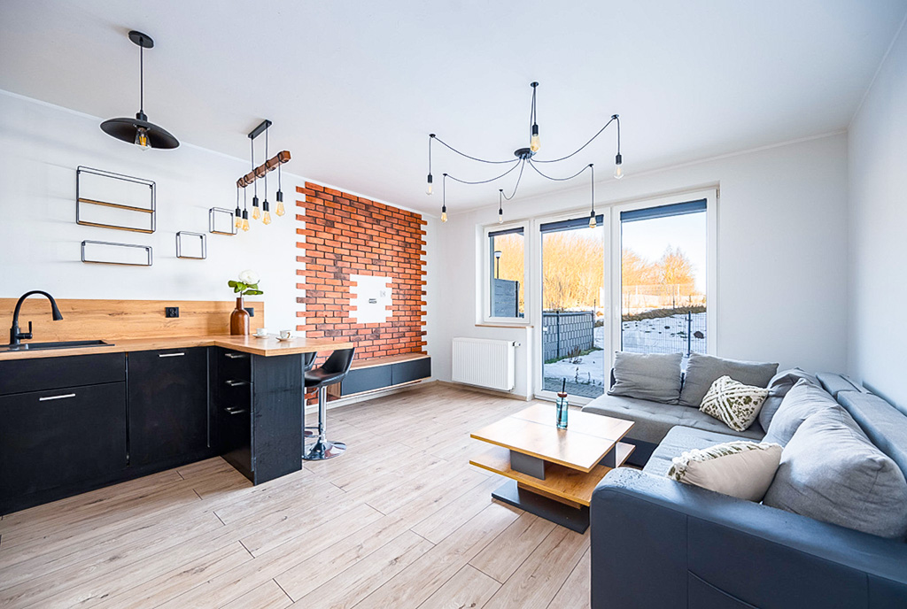 modna aranżacja wnętrza ekskluzywnego apartamentu do sprzedaży Gdańsk okolice