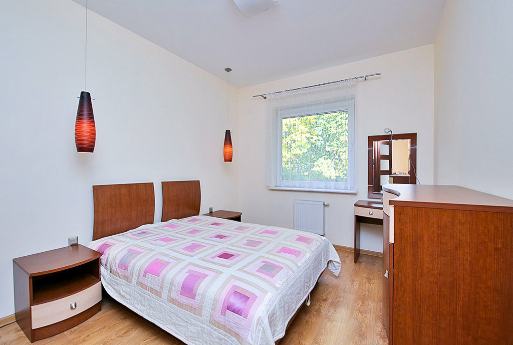 elegancka sypialnia w ekskluzywnym apartamencie na sprzedaż Gorzów Wielkopolski