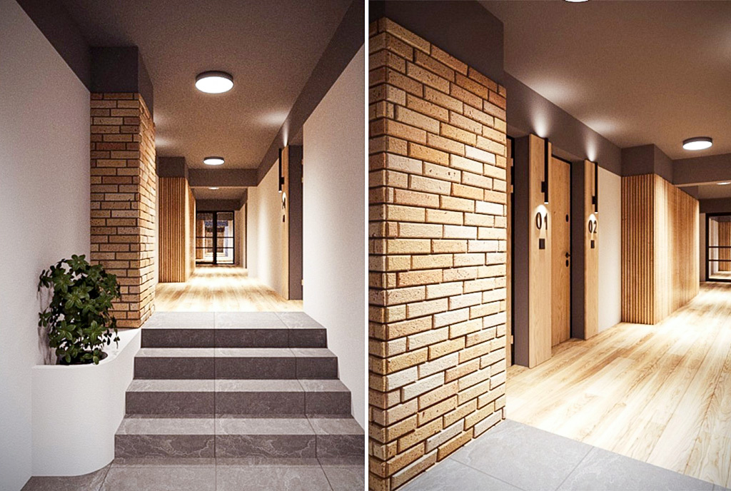 nowoczesna komunikacja w budynku, gdzie znajduje się oferowany do sprzedaży luksusowy apartament Legnica okolice