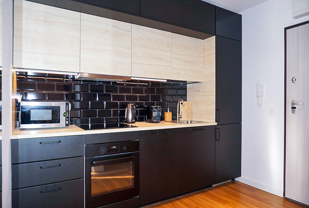 fantastyczna kuchnia w luksusowym apartamencie na sprzedaż Wrocław