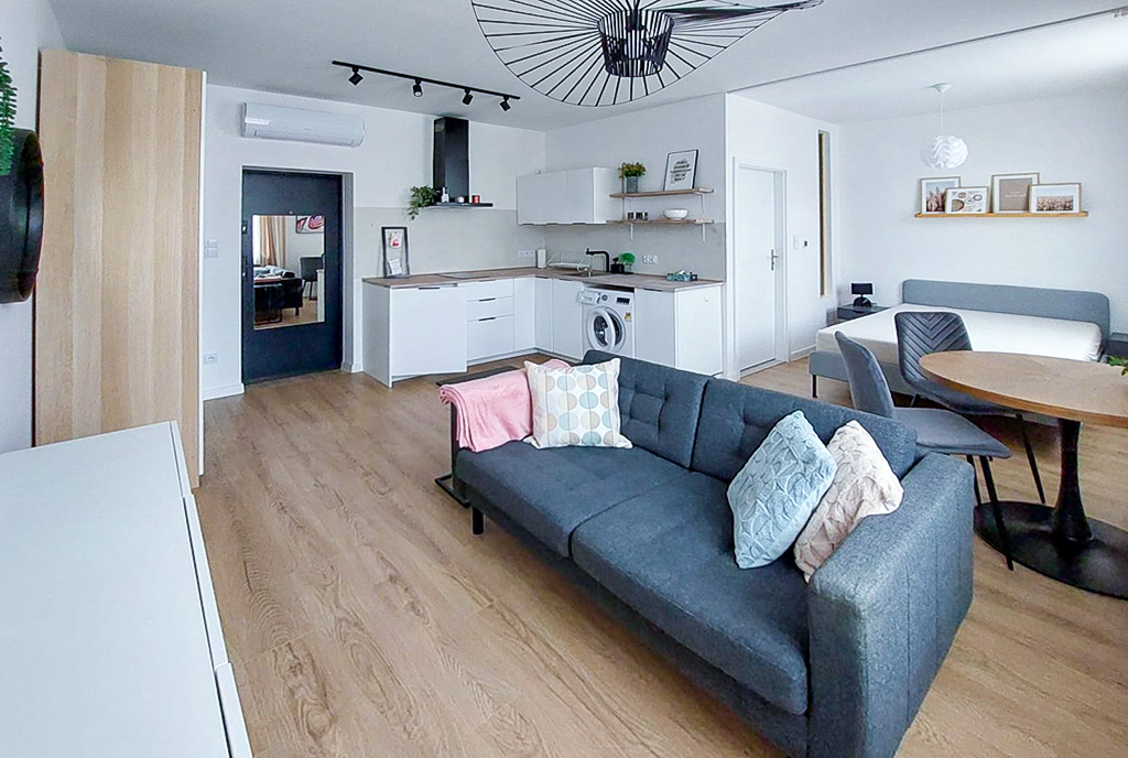 designerskie wnętrze ekskluzywnego apartamentu do wynajęcia Bielsko-Biała okolice