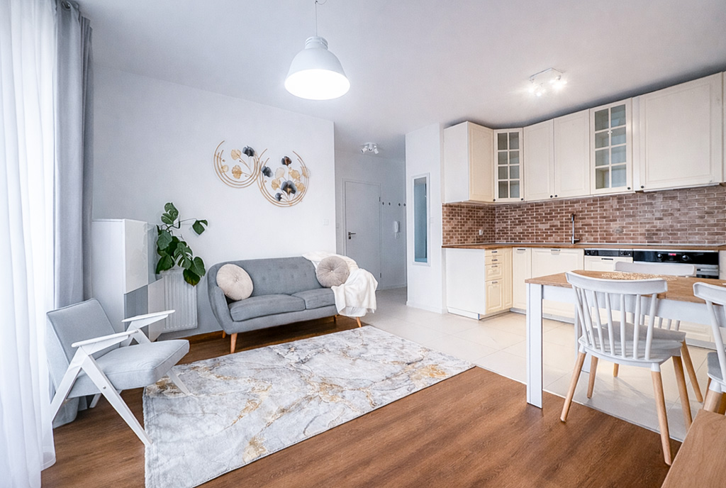 nowoczesne wnętrze ekskluzywnego apartamentu do wynajęcia Gdynia okolice