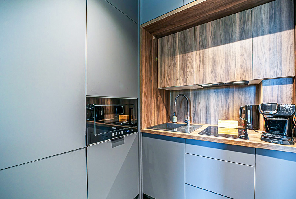 designerska kuchnia w luksusowym apartamencie na sprzedaż Jelenia Góra okolice