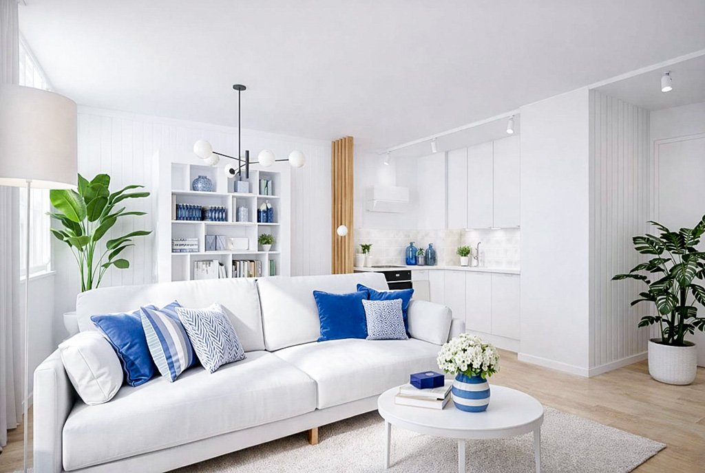 nowoczesna aranżacja wnętrza ekskluzywnego apartamentu do sprzedaży Legnica okolice