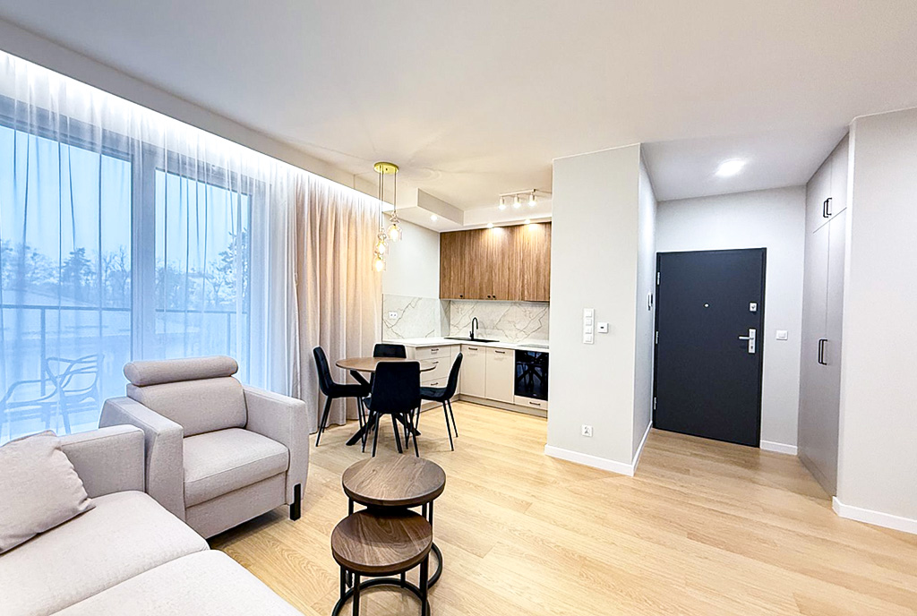 nowoczesna powierzchnia ekskluzywnego apartamentu do sprzedaży Mazury