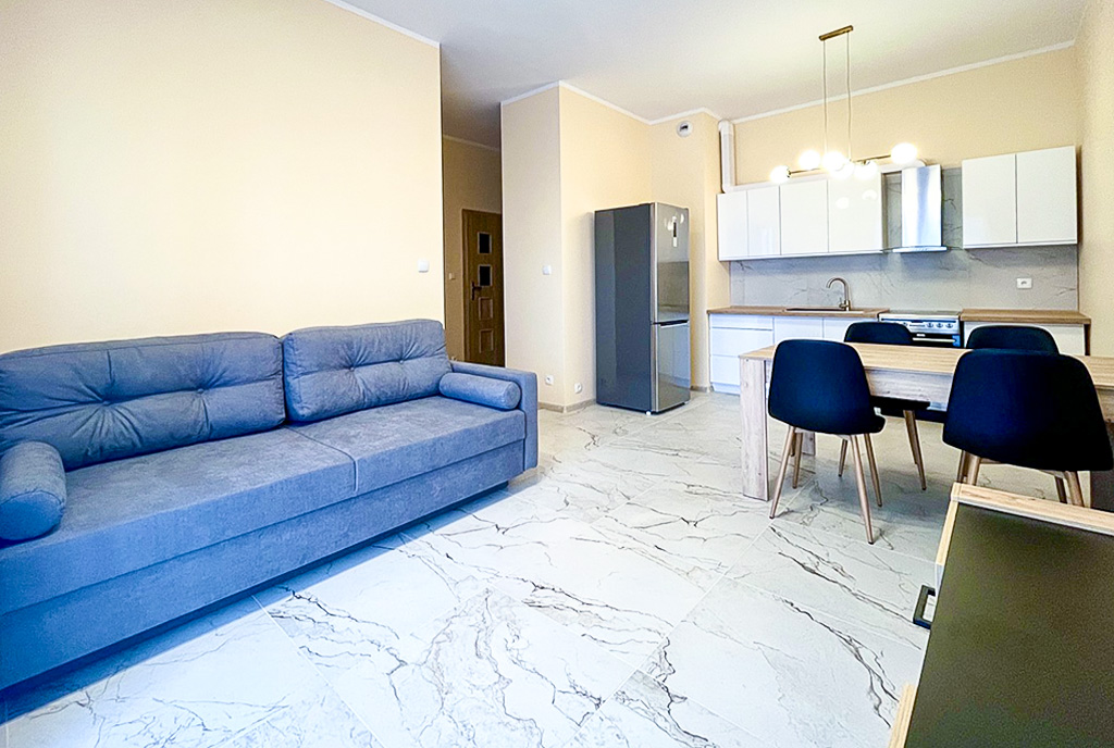 zaprojektowane w modnym stylu wnętrze ekskluzywnego apartamentu do wynajęcia Gdynia okolice