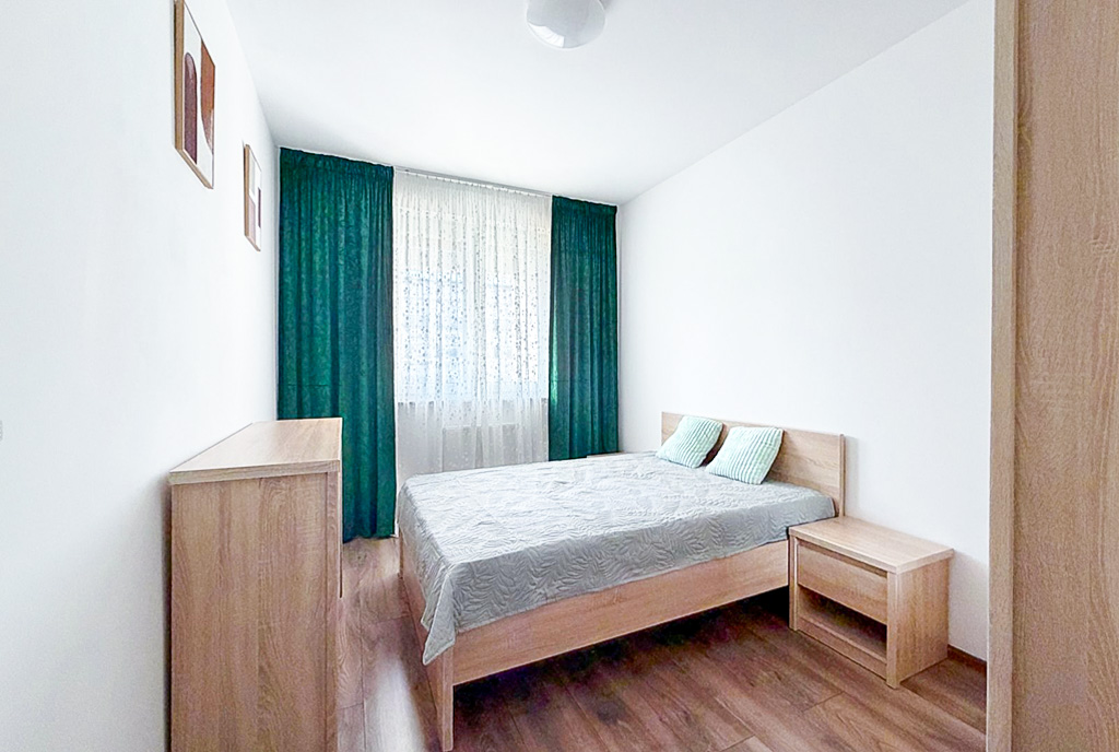 elegancka sypialnia w ekskluzywnym apartamencie na wynajem Gorzów Wielkopolski