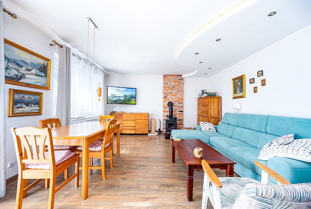 jadalnia oraz salon w ekskluzywnej willi do sprzedaży Gdańsk (okolice)