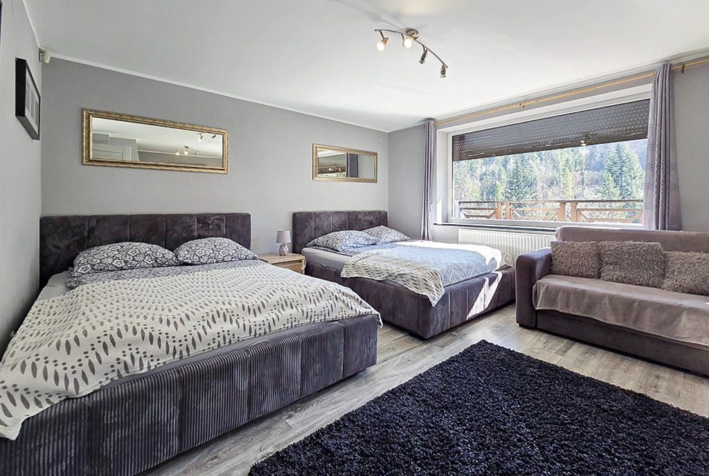 ogromna sypialnia w ekskluzywnej willi na sprzedaż Bielsko-Biała okolice