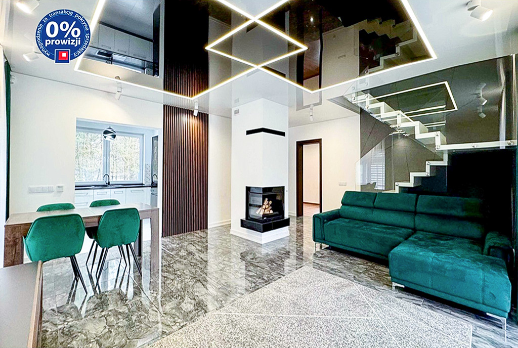 wytworne wnętrze ekskluzywnej willi do sprzedaży Katowice okolice