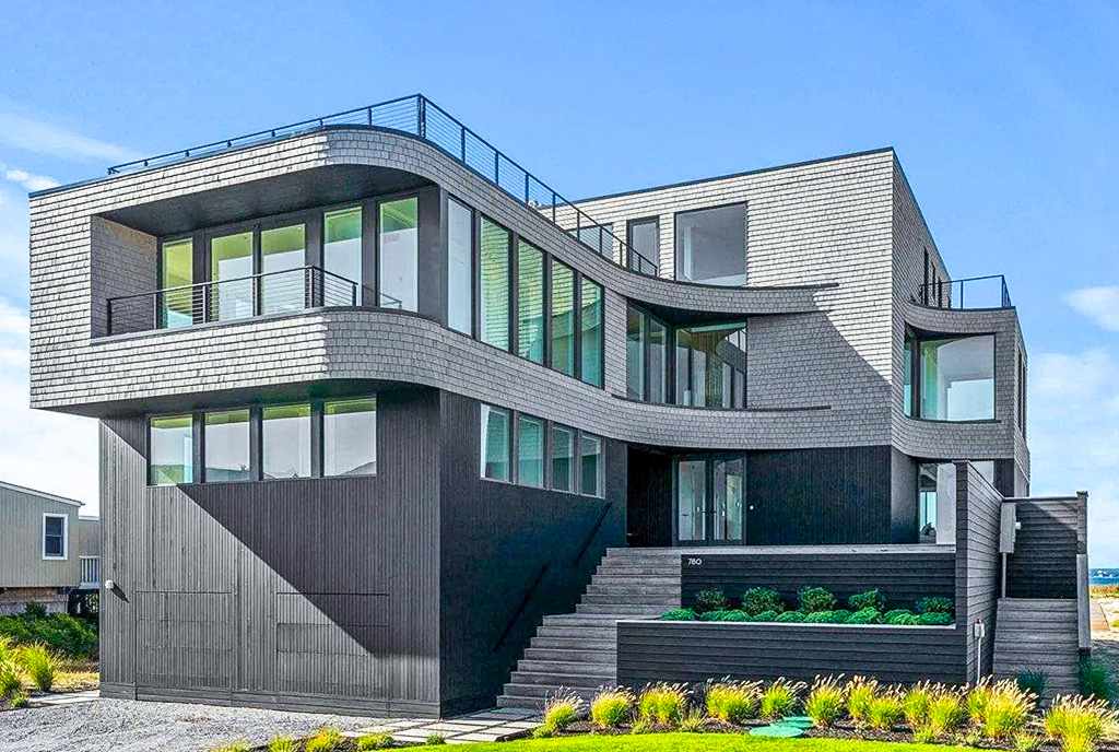 nowoczesna architektura ekskluzywnej willi do sprzedaży New York Stany Zjednoczone Ameryki