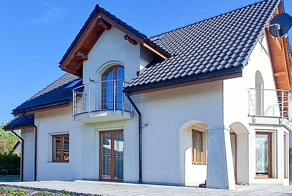 imponująca bryła ekskluzywnej willi do sprzedaży Bielsko-Biała okolice