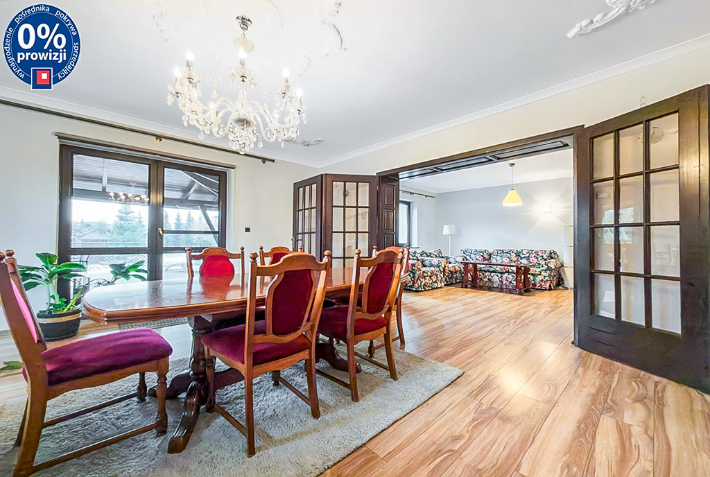 imponująca jadalnia w luksusowej willi na sprzedaż Bielsko-Biała okolice