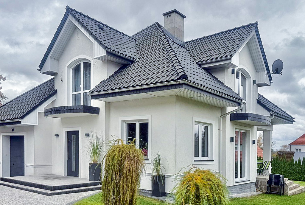 przepiękna architektura ekskluzywnej willi do sprzedaży Słupsk okolice