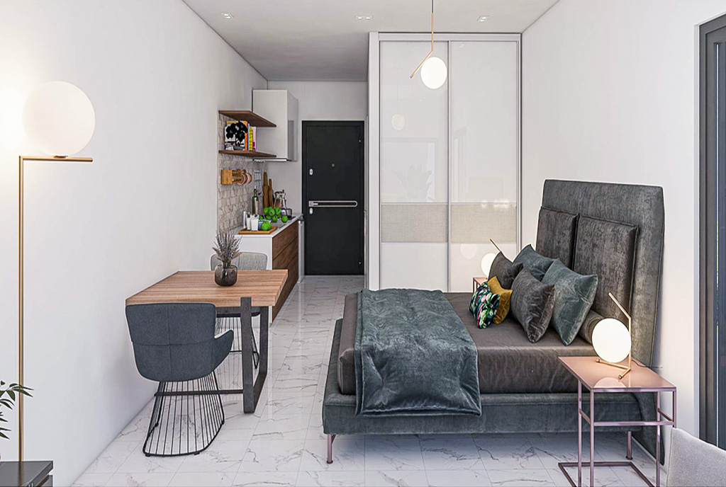 komfortowe wnętrze ekskluzywnego apartamentu do sprzedaży Cypr Esentepe