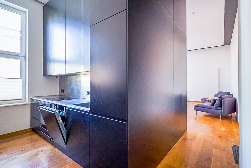 designerska kuchnia w ekskluzywnym apartamencie na sprzedaż Gdańsk