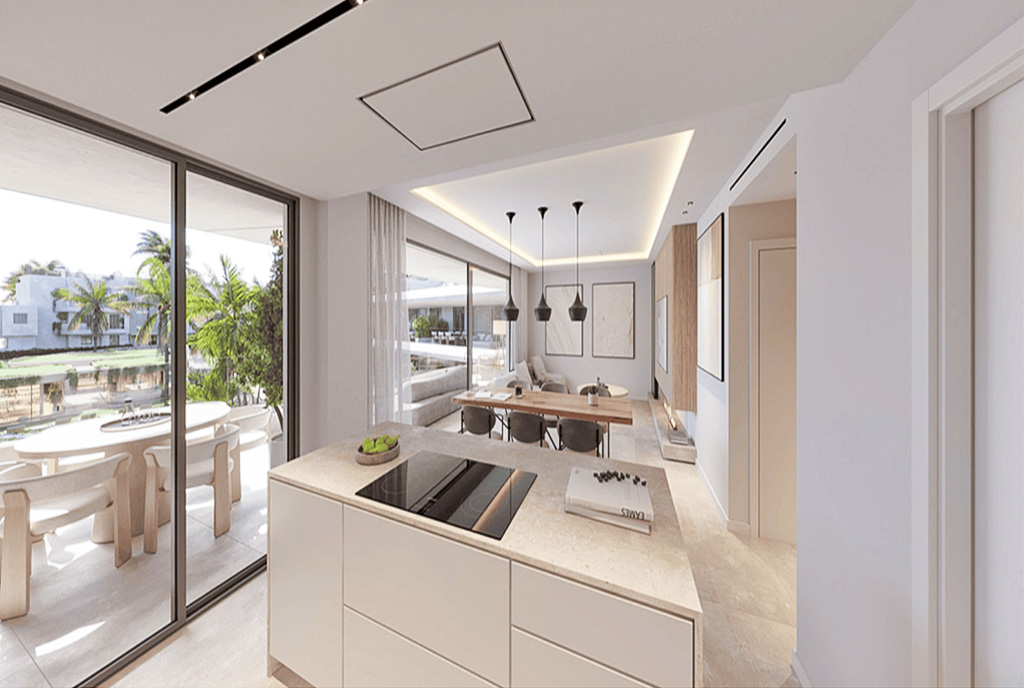 nowoczesne wnętrze ekskluzywnego apartamentu do przedaży Hiszpania (Estepona West)