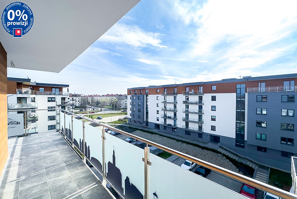 słoneczny taras przy ekskluzywnym apartamencie na sprzedaż Katowice okolice