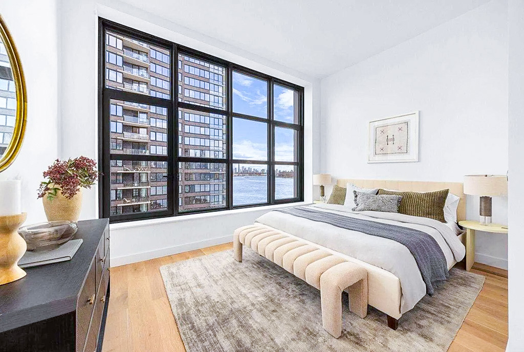 kameralna sypialnia w ekskluzywnym apartamencie na sprzedaż New York Stany Zjednoczone Ameryki